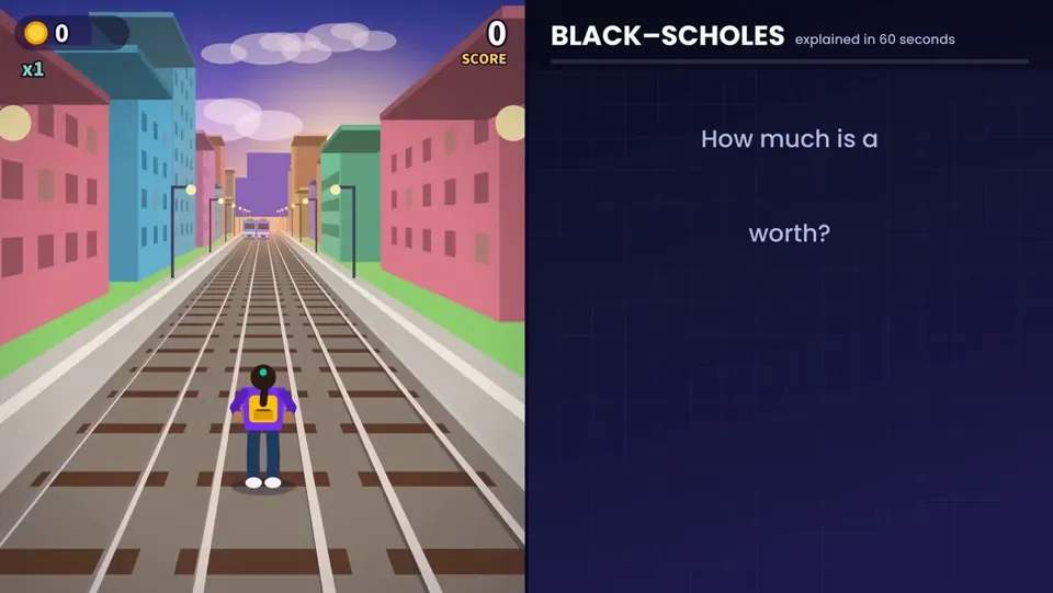 Black-Scholes 分屏讲解视频